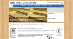 Desktop Screenshot of batestimber.co.uk